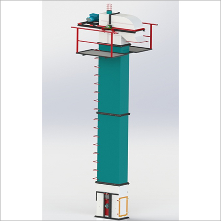 BUCKET ELEVATOR - Steel, Standard Size, Grey and Black | High Performance, Automatic Technology