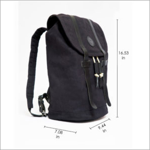 Leather Strap Canvas Bag Gender: Unisex