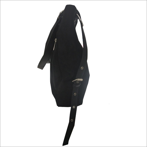 Black Leather Hand Bag Size: Customize