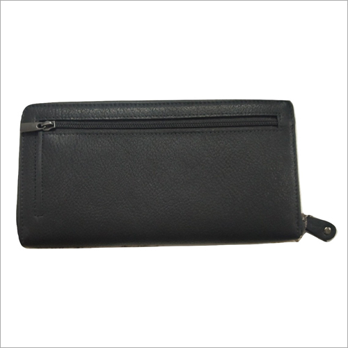 Real Leather Multi Card Holder Purse - Customized Size, Zipper Closure, Black Color | Rfid Blocking, Exceptional Craftsmanship, Organized Slots For Cards, Coins, And Cash