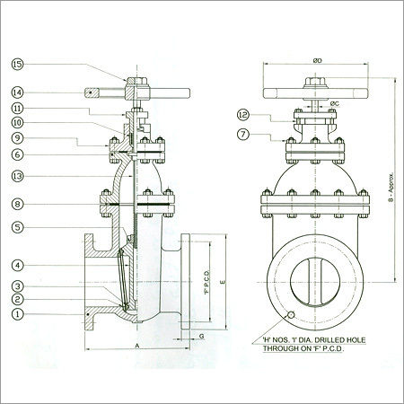 Cast Iron Sluice Valve