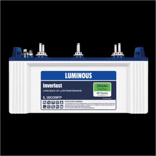 Flat Plate Luminous Batteries Nominal Voltage: 12 Volt (V)