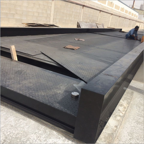 Black Industrial Weighbridge Platform