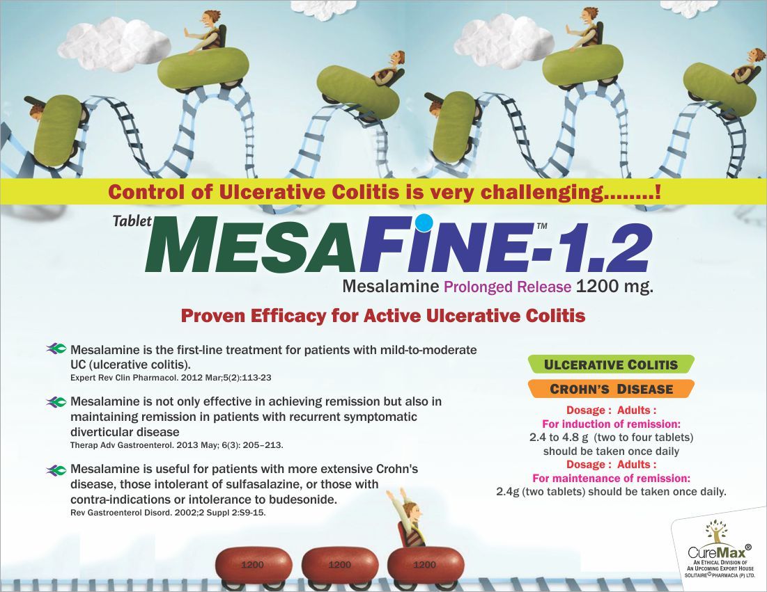 Mesalamine 1200 Mg (Enteric Coated Prolonged Release Tablet) Specific Drug