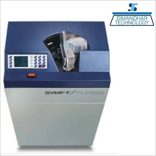 Gray & Blue Godrej Floor Type Bundle Note Counting Machine