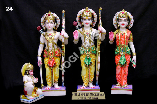 योगिआर्ट्स - मार्बल राम दरबार 24 साइज़: 1 से 6 फीट