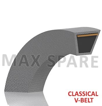 Classical Belt - Nylon Material, 64.02 Inches Length x 4.5 x 2.5 Inches Height, Grey Color, 50 Grams Weight, 7-8 Inches Width
