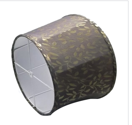 Material:fabric Black Gold Lamp Shade | 24 Inch Drum Lamp Shade | Goodly Light-gl-sh017
