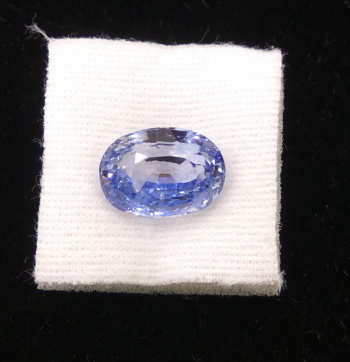 Natural Ceylon Blue Sapphire - 7.60 Carats Oval Cut | Unheated, Untreated, Premium Quality