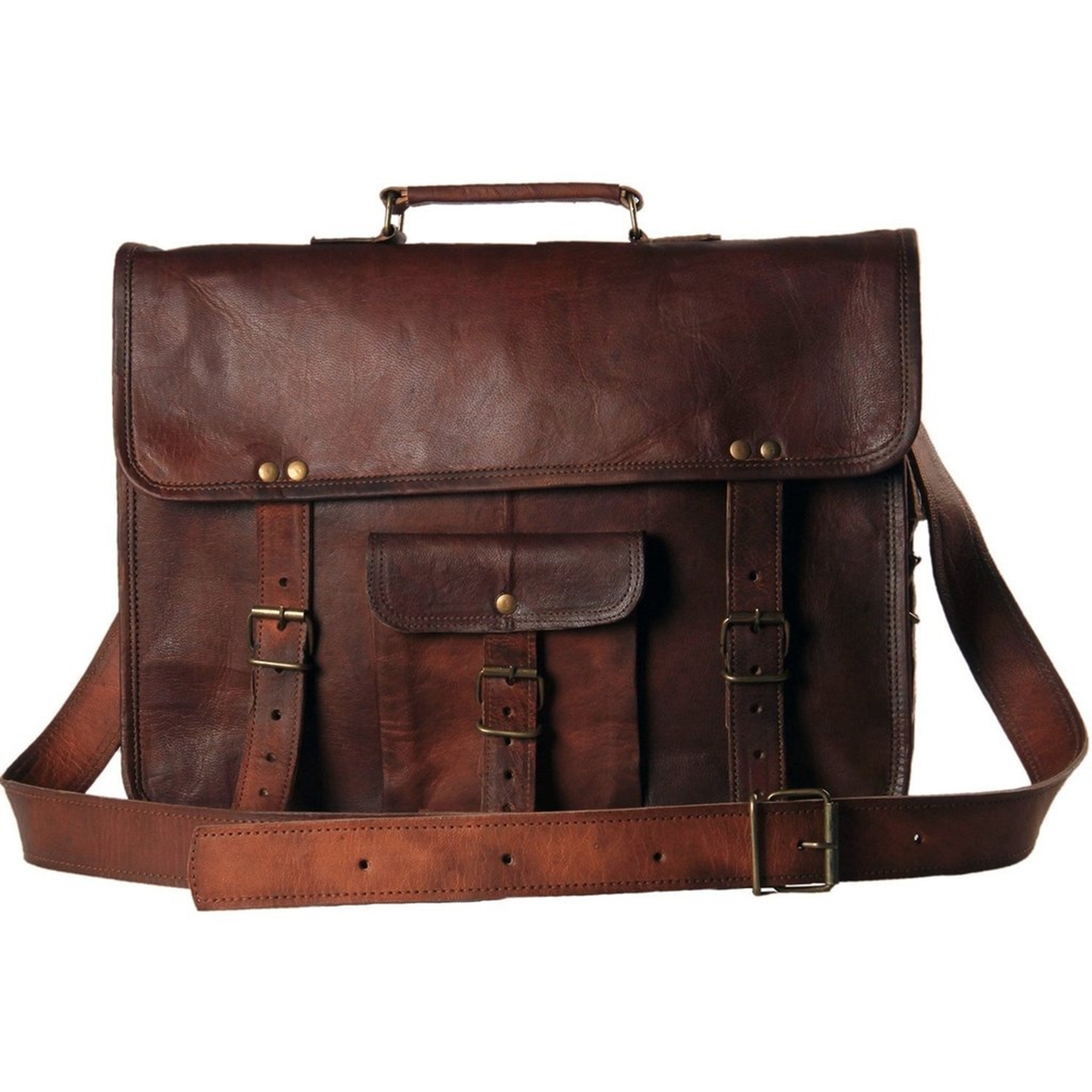 Brown Messenger Bag