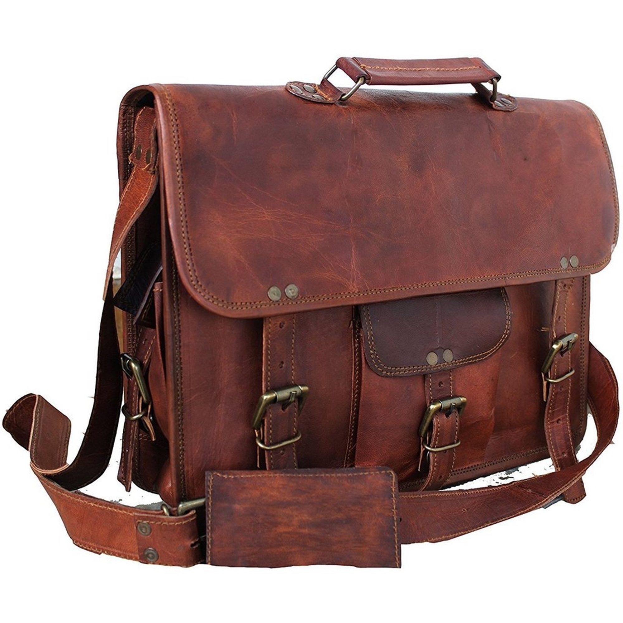 Brown Messenger Bag