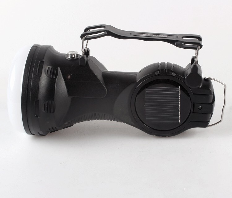 Black Portable Hanging Flip One Lamp