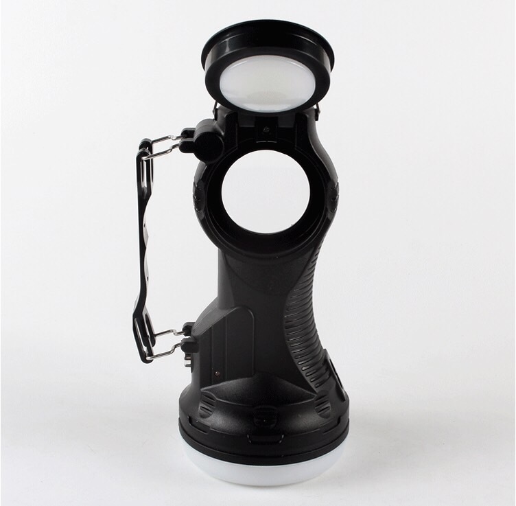 Black Portable Hanging Flip One Lamp