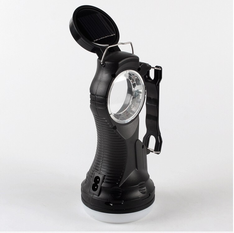 Black Portable Hanging Flip One Lamp