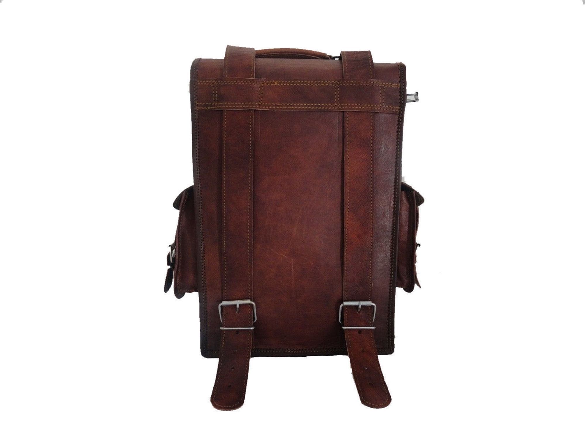 Brown Leather Shoulder Bag