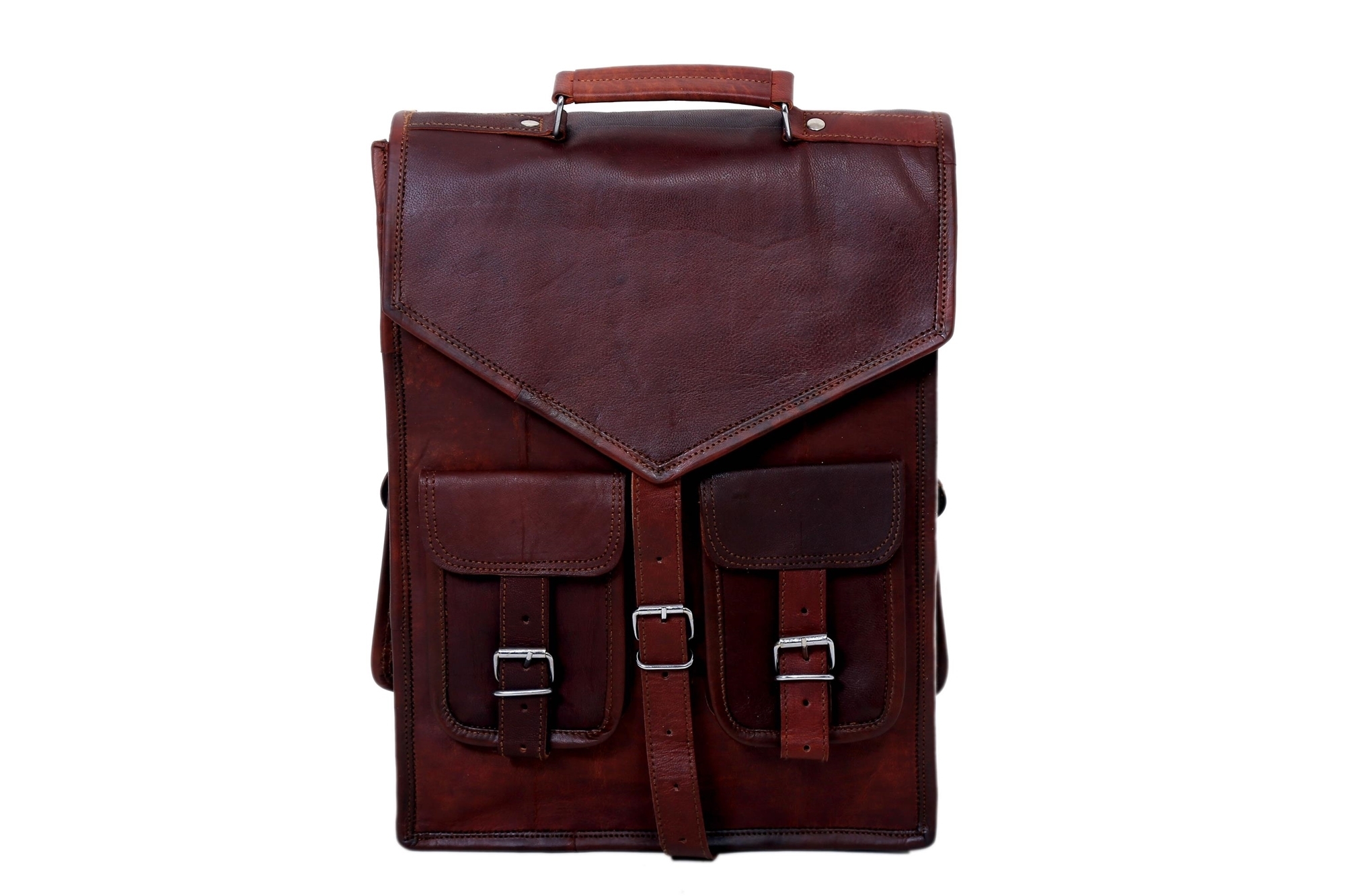 Brown Leather Shoulder Bag