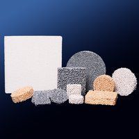 Silicon Carbide Ceramic Foam Filter - Diameter 30-600mm, Height 30-600mm, Grey Color, 80-90% Efficiency, 10-50ppi Pore Size, Round/square Shape, Industrial Depth Filter Cartridge, Three-year Warranty