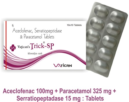 वेटिकन ट्रिक-एसपी टैबलेट की सामान्य दवाएँ
