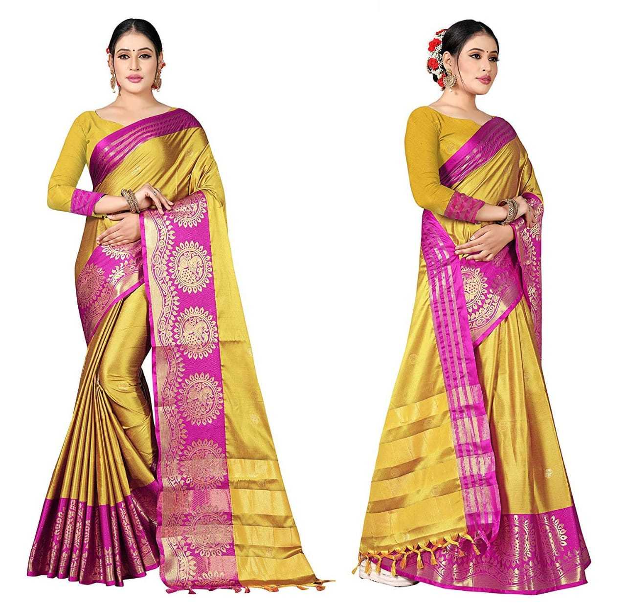 Printed Exclusive Cotton Silk Saree