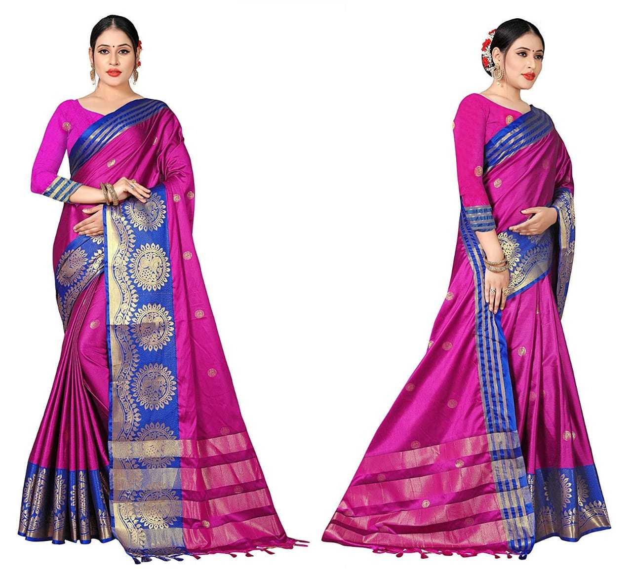 Printed Exclusive Cotton Silk Saree