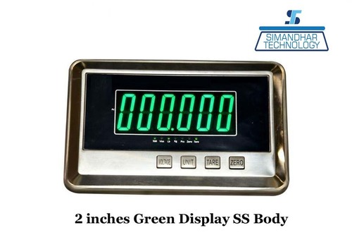 Gray 2 Inches Green Display Ss Body Indicators