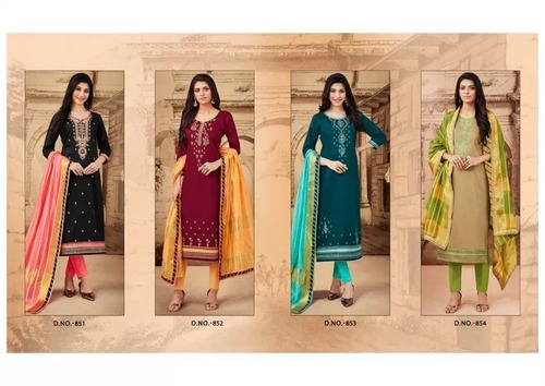 सेमी स्टिच सूट आवेदन: महिलाओं के लिए सामग्री