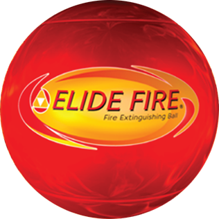 ELIDE FIRE BALL EXTINGUISHER - Lightweight Rigid Plastic Foam, 152 mm Diameter, Red | Self-Activating, No Training Required, 5-Year Warranty, Rapid Fire Response
