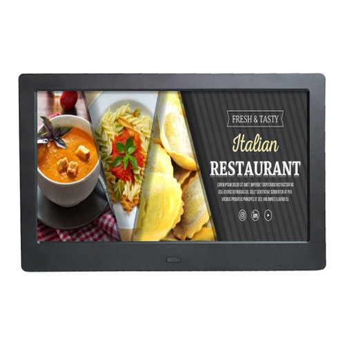 10 इंच डिजिटल साइनेज स्क्रीन