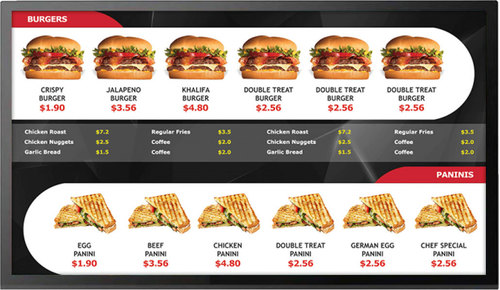 32" साइनेज स्क्रीन