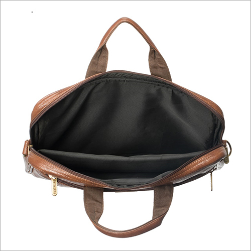 Mens Brown Laptop Bag Design: Modern