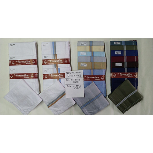 Dark Multi Color Men's Handkerchief - 100% Cotton, 19x19 inches | Ideal for Adults, Vibrant Multi-Color Options