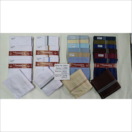 Cotton Dark Hand Kerchiefs Age Group: Adults