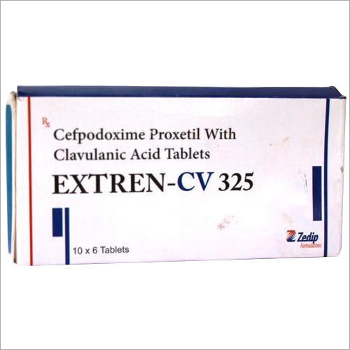 Cefpodoxime Proxetil With Clavulanic Acid - Third Generation Cephalosporin Antibiotic Tablets | Effective Against Most Gram Positive And Gram Negative Bacteria, Hygienically Packed, Suitable For Adults And Teenagers