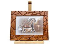 Natural Brown Table Top Wooden Photo Frame