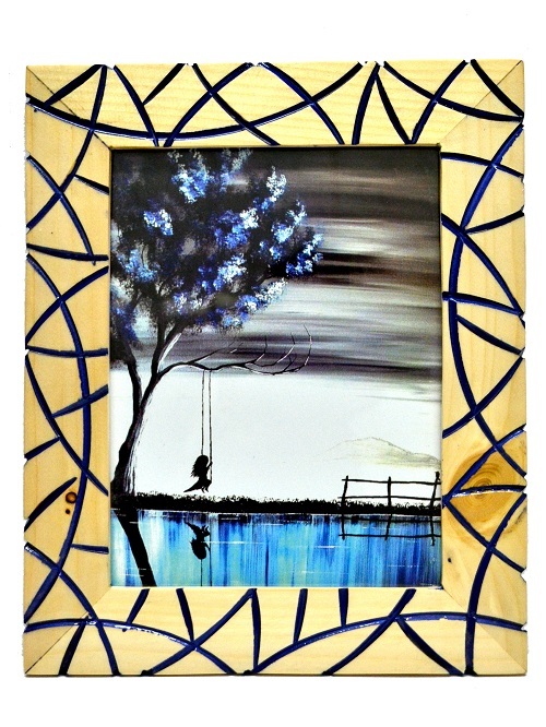 Wood Table Top Wooden Photo Frame