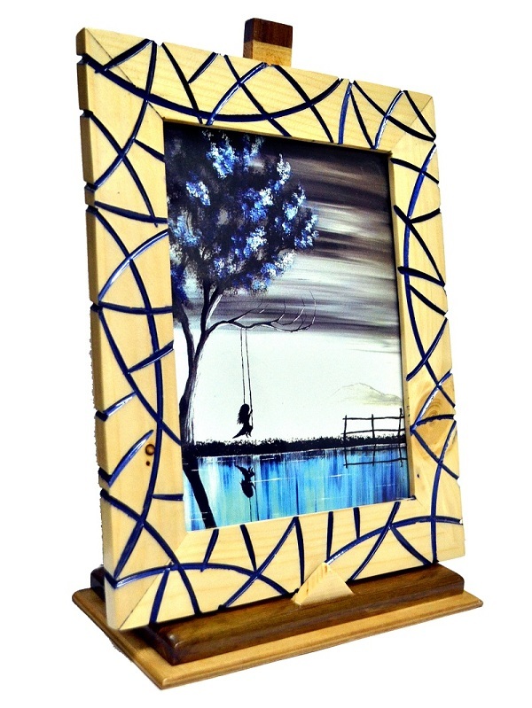 Wood Table Top Wooden Photo Frame