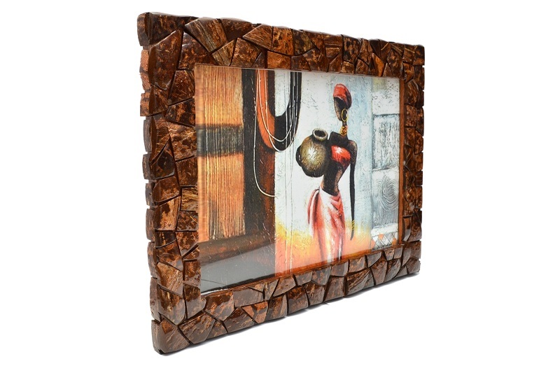 Natural Brown Wall Hanging Photo Frame