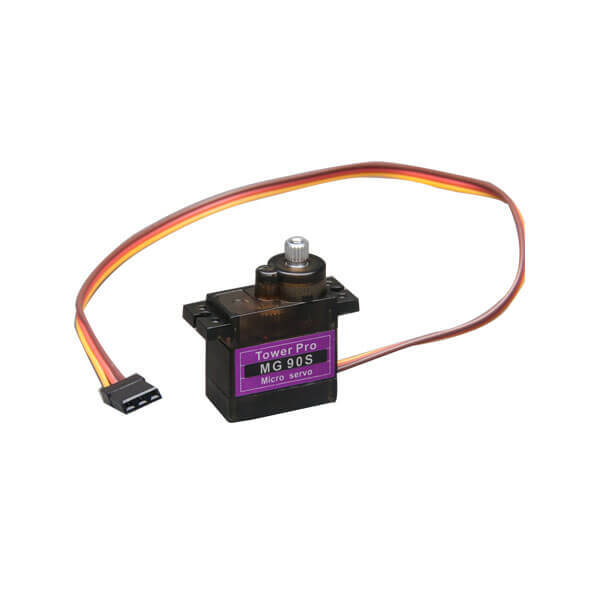Towerpro Mg90s Mini Metal Gear Servo - 0.91x0.48x1.14 In, 30.60 Oz-in Torque At 4.8v, 180â° Rotation, Ideal For Rc Planes, Drones, Robotics