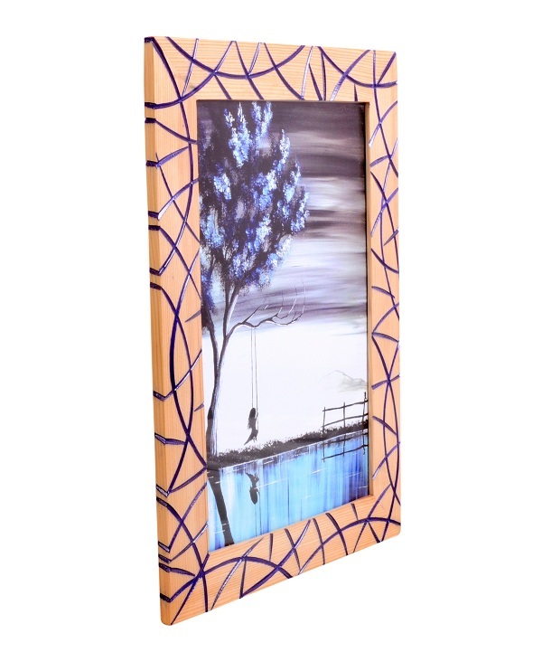 Natural Navajowhite Wall Hanging Photo Frame