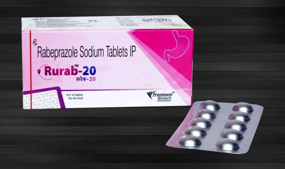 Rabeprazole 20 Mg - 20 Mg Tablets Once Daily | Treats Gastroesophageal Reflux Diseases, Ulcers, And Gastric Hyperacidity