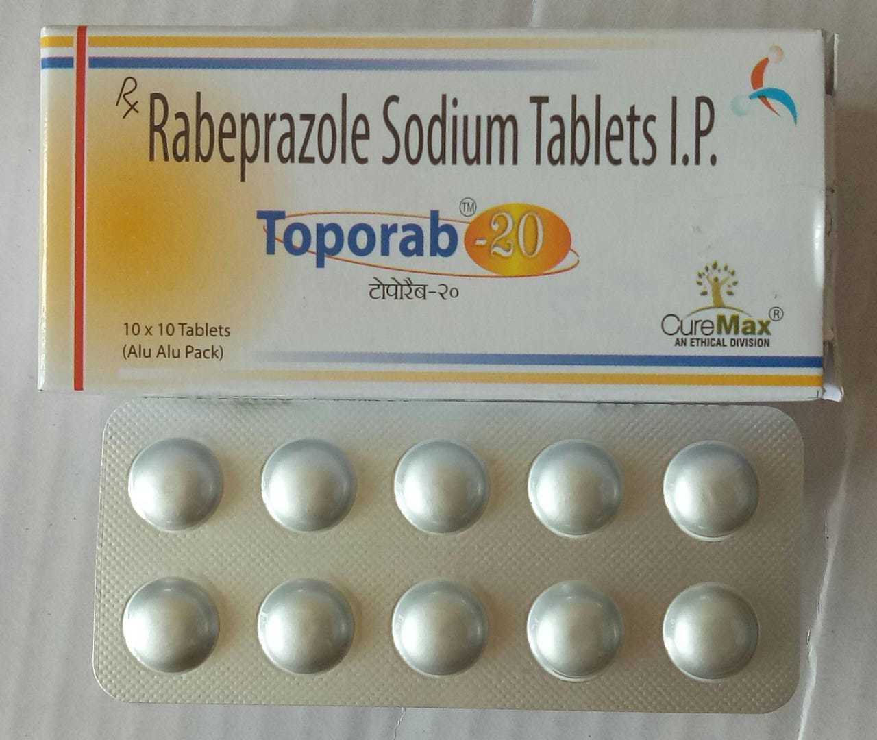 Rabeprazole 20 Mg - 20 Mg Tablets Once Daily | Treats Gastroesophageal Reflux Diseases, Ulcers, And Gastric Hyperacidity