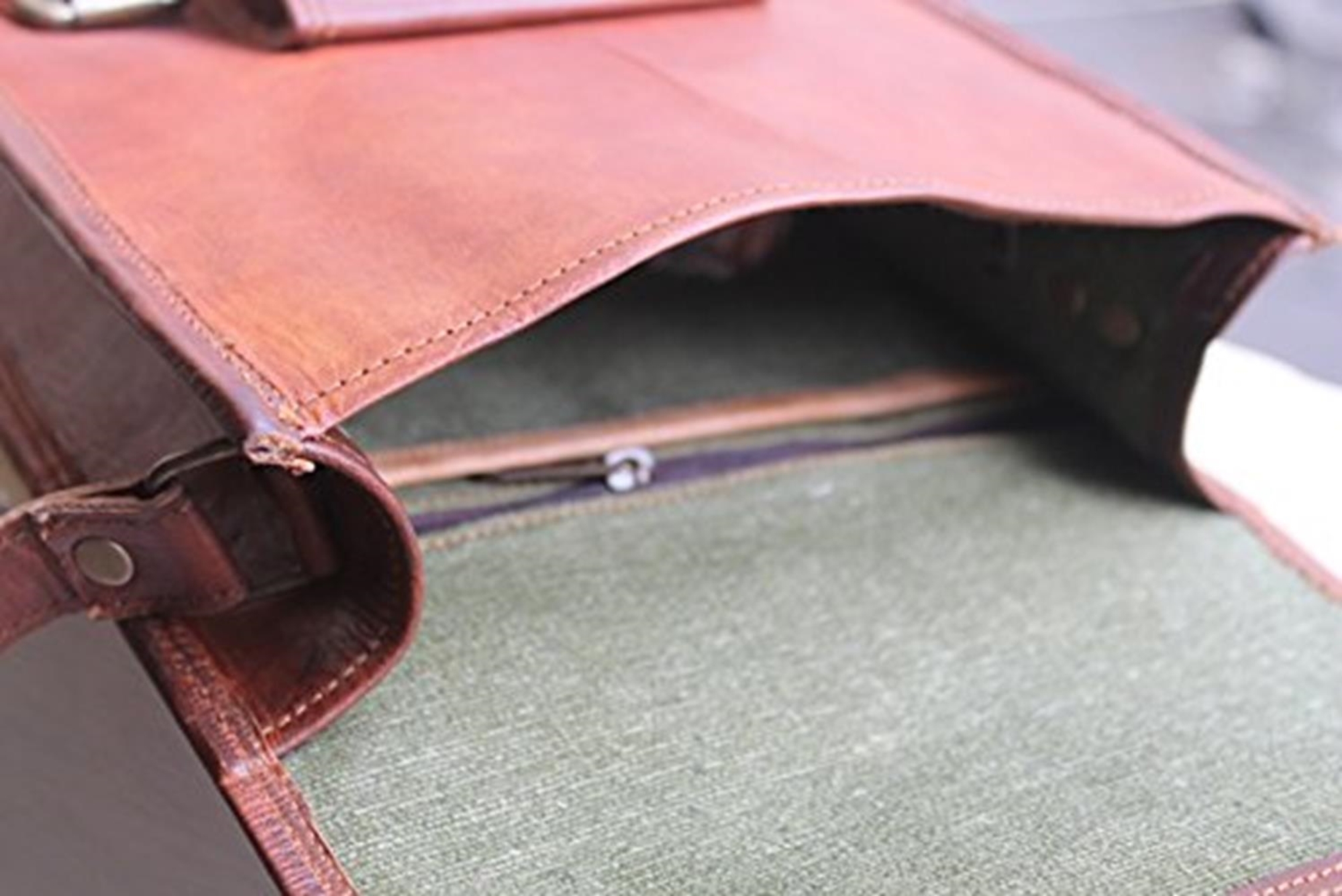Brown Messenger Bag