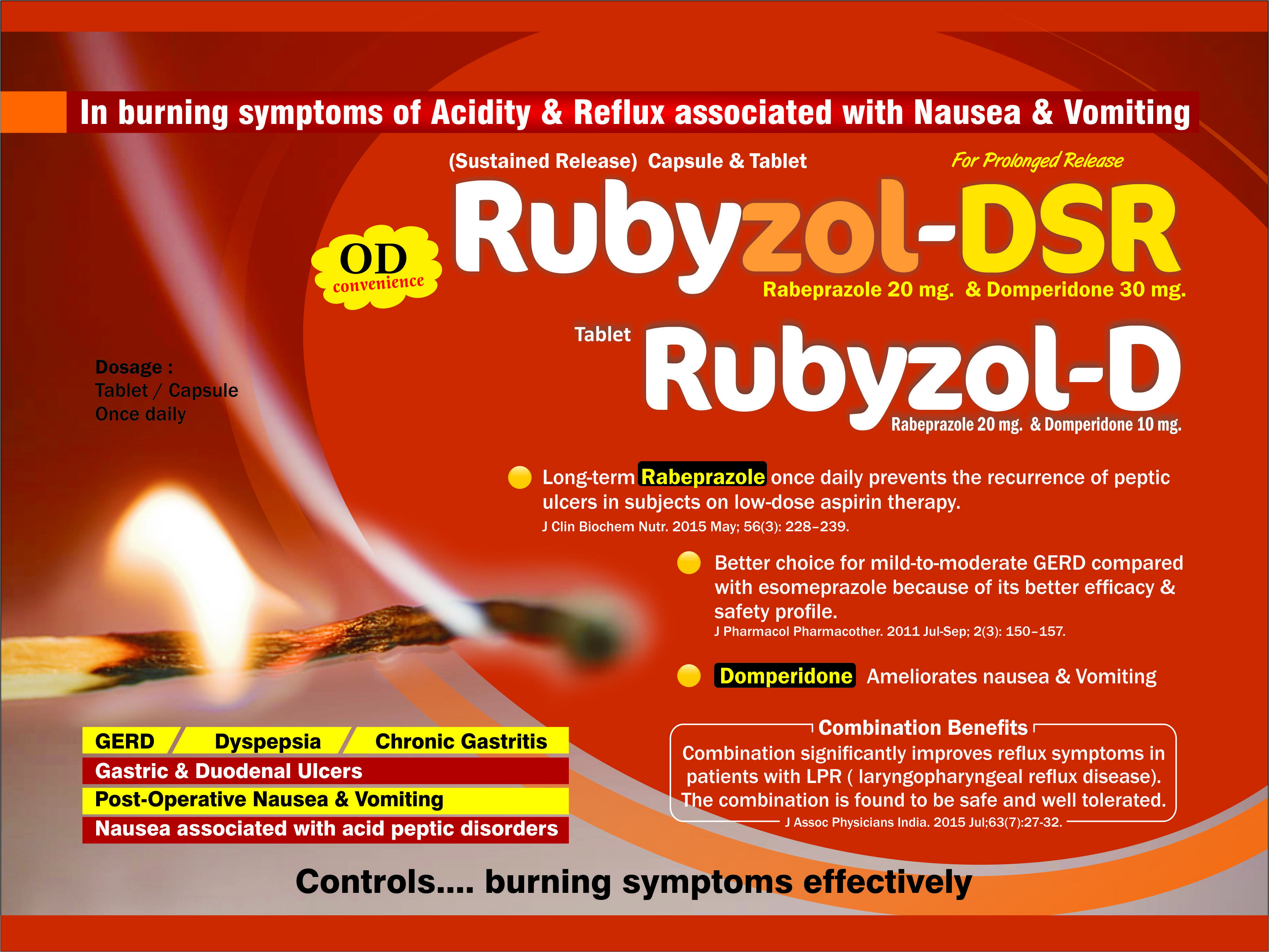 Rabeprazole 20 Mg & Domperidone 10 Mg General Medicines