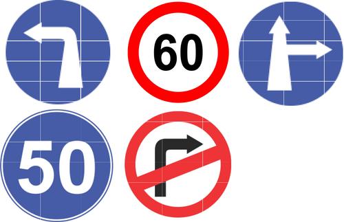 सड़क के संकेत