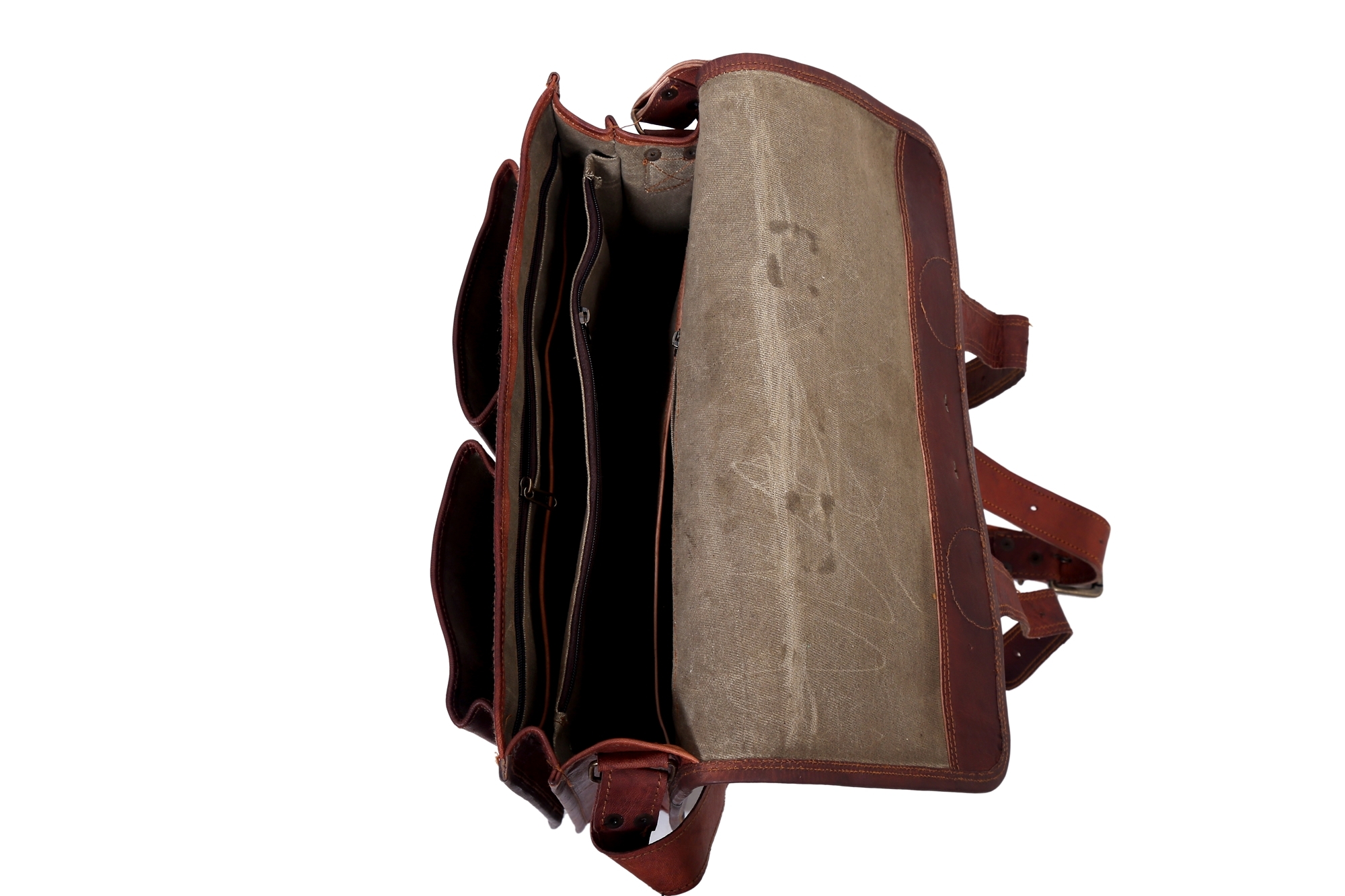 Brown Leather Laptop Bag