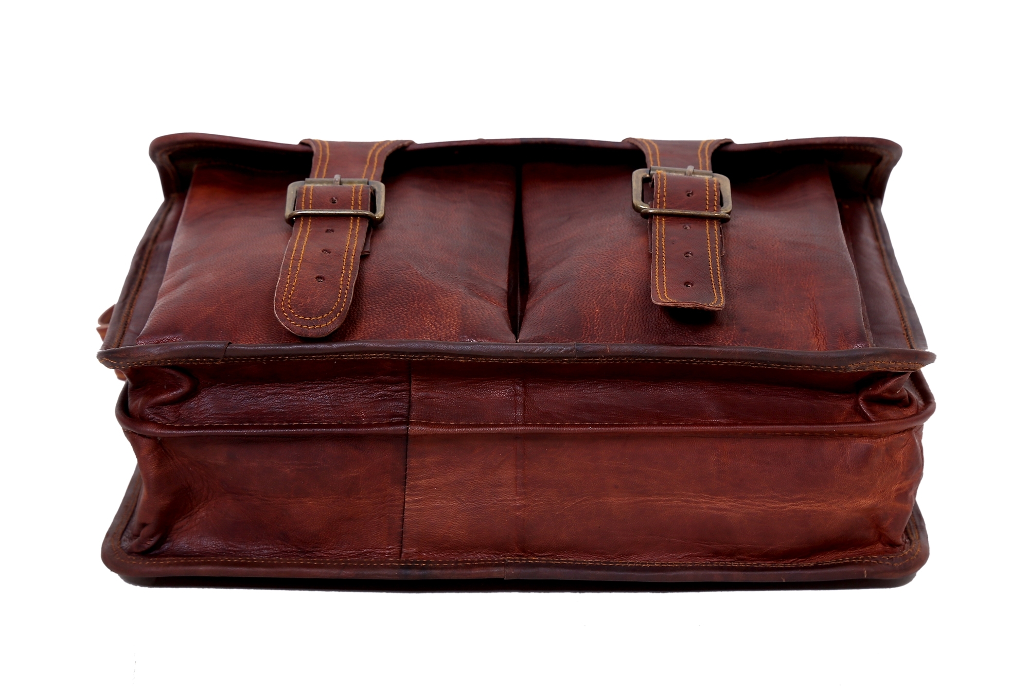 Brown Leather Laptop Bag
