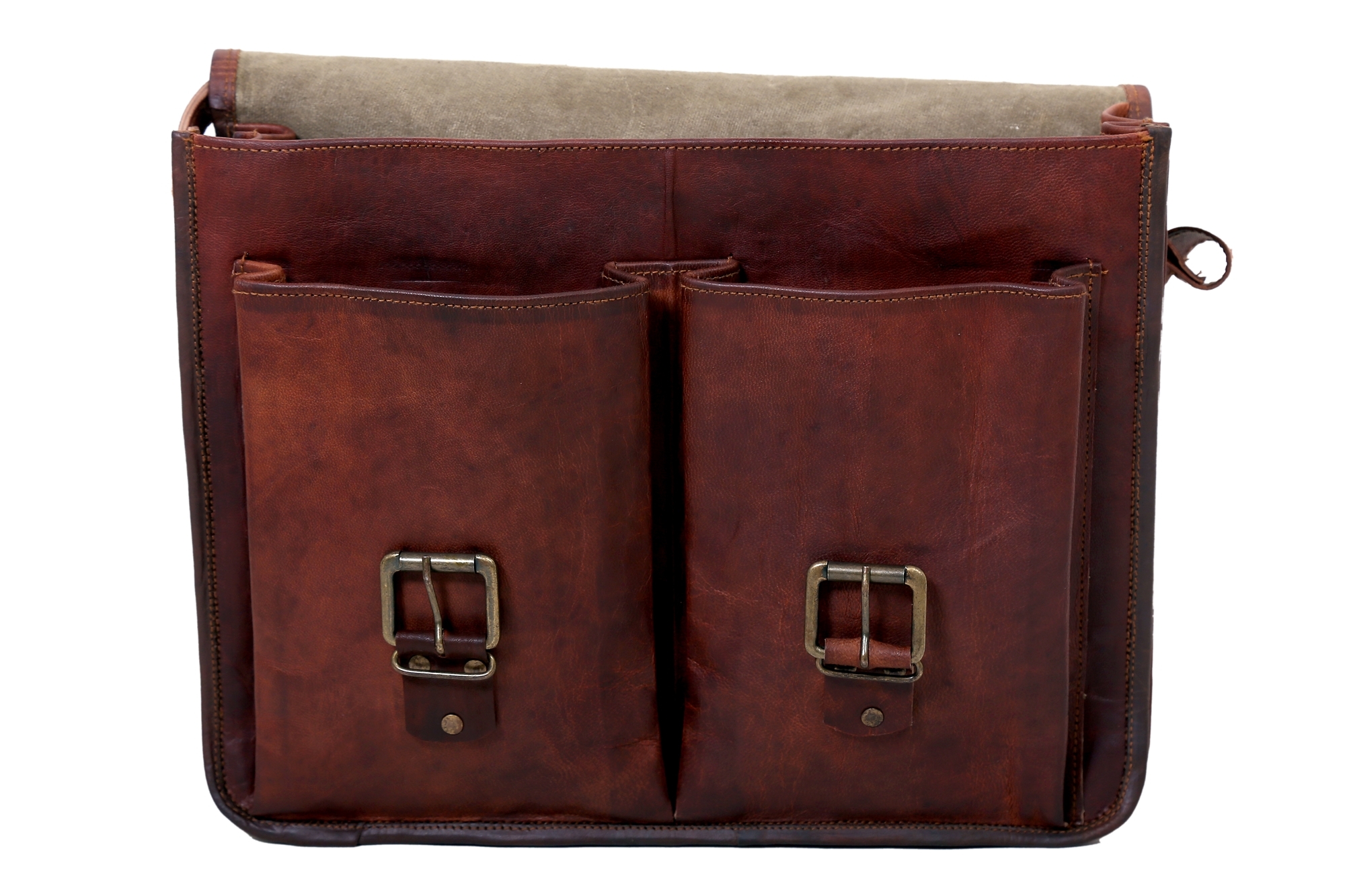 Brown Leather Laptop Bag