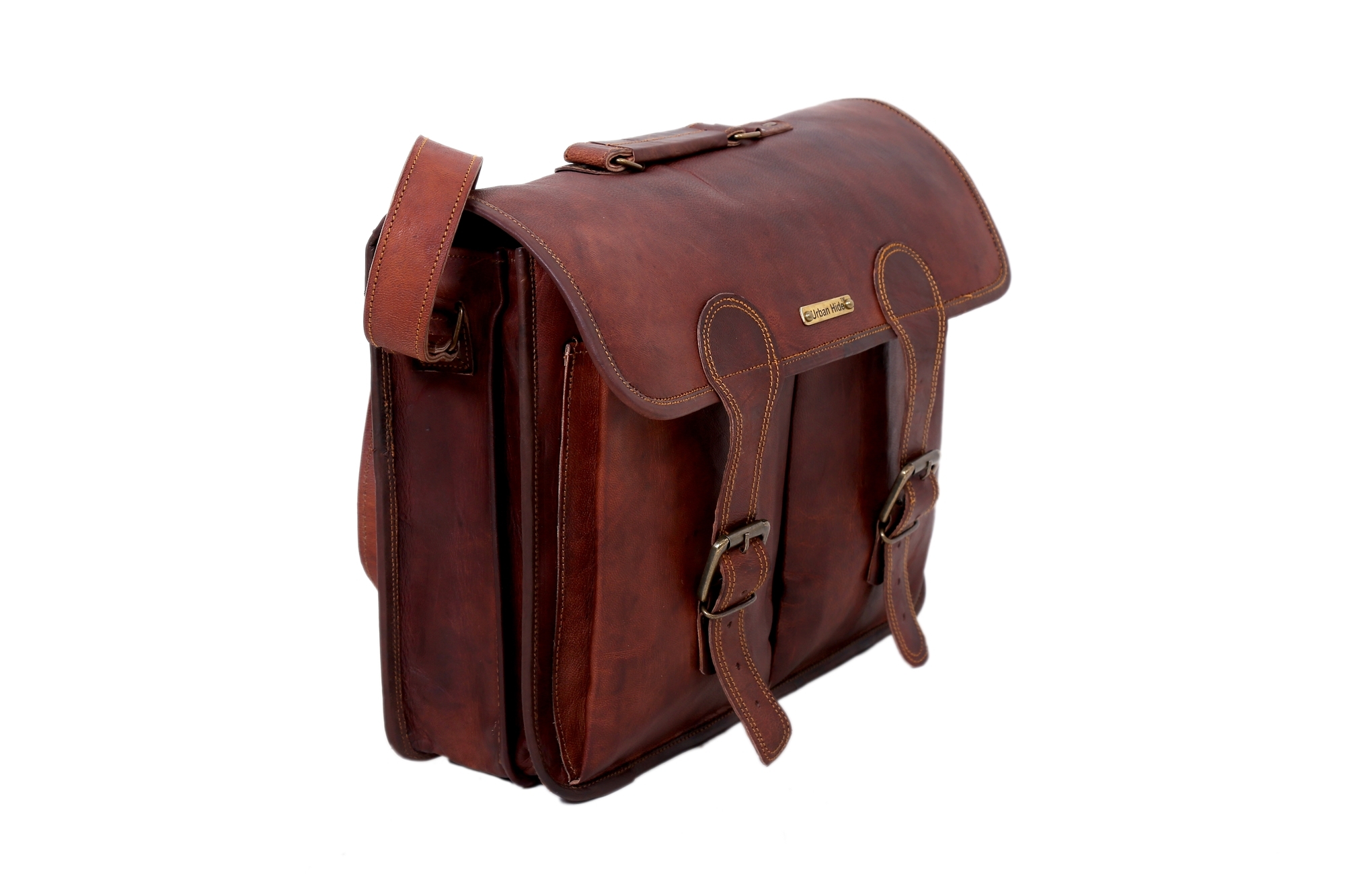Brown Leather Laptop Bag
