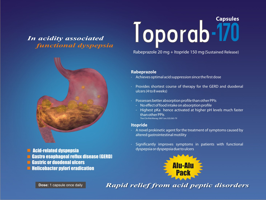 Rabeprazole & Itopride Tablets - Uses Benefits & Best Price
