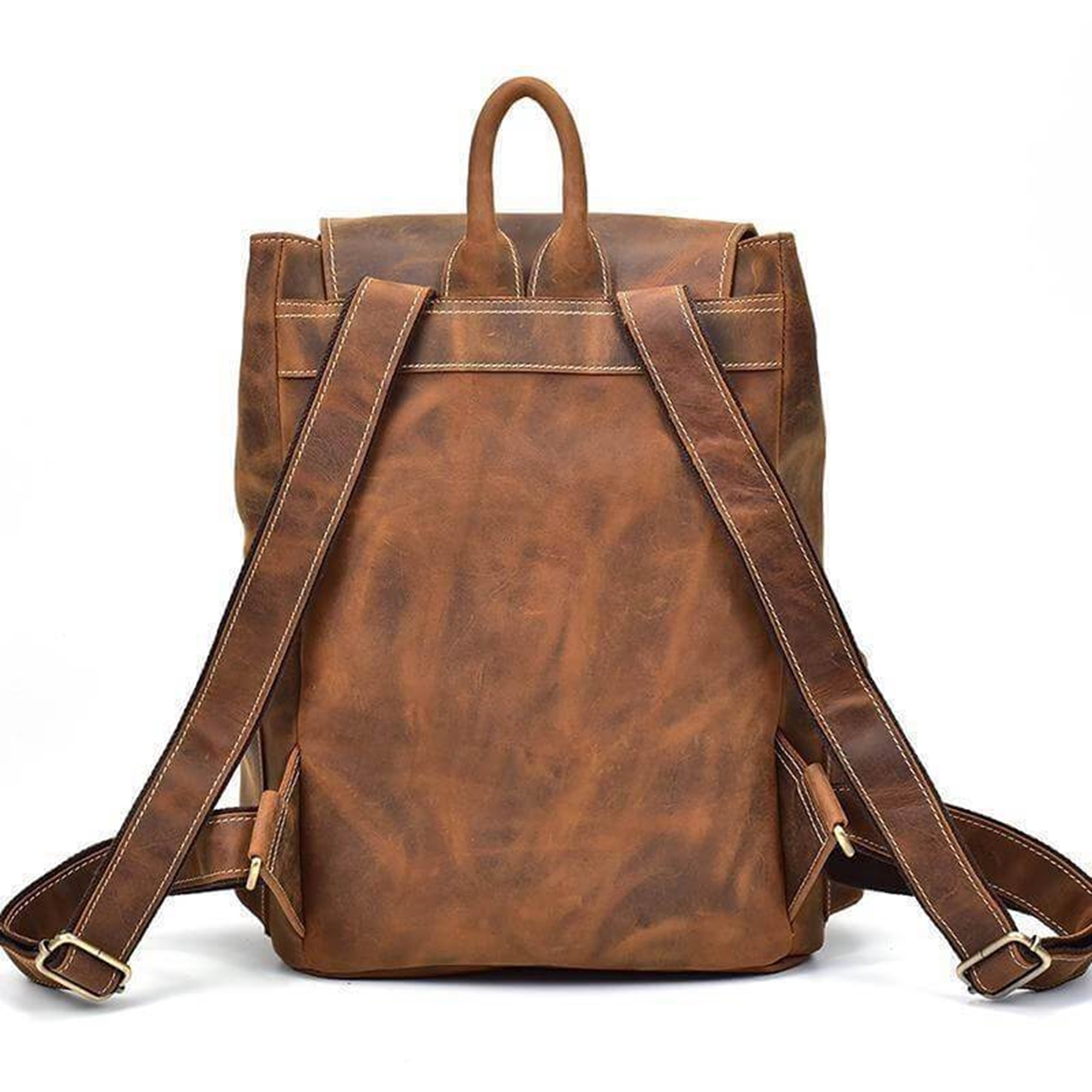 Brown Leather Shoulder Bag